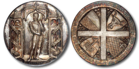 瑞士1886年纪念森帕赫战役胜利500周年银章