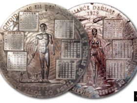 法国1979年“日历”大银章一枚“弥诺陶洛斯”