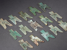 战国•尖足布一组十五枚