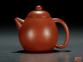 大彬款朱泥龙蛋紫砂壶成交价