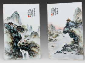 汪小亭瓷板画价格