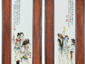 王琦瓷板画的价格