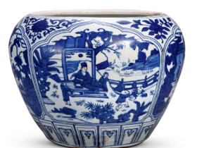 “大明嘉靖年制”人物纹大罐