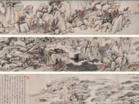 萧云从青山高隐图