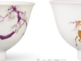 《大清雍正年制》款粉彩鹿鹤同春