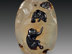 民国玛瑙万代封侯珮