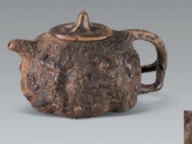 “供春”款段泥树瘿壶