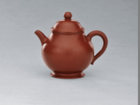 修五款朱泥高足梨形壶成交价