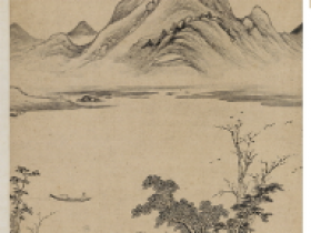 项圣谟字画《青山钓艇图》价格