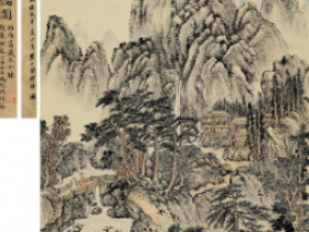 王翚字画《松壑垂纶图》成交价