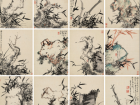 蓝瑛 《兰竹石册》