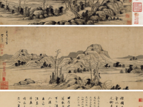 李流芳仿云林山水