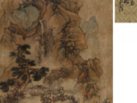 蓝瑛《云壑清声》